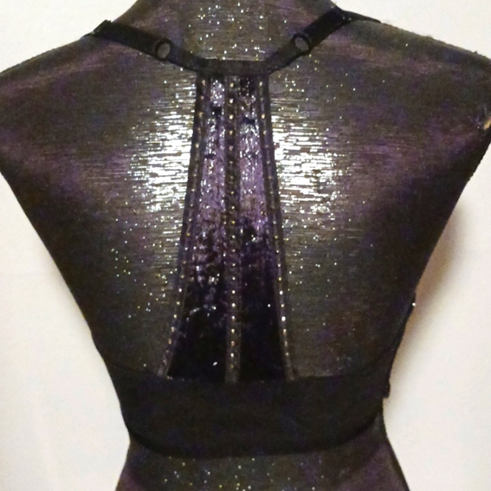 Victoria's Secret Black and Purple Bra
